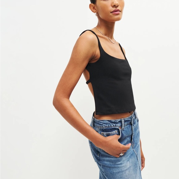 Reformation Cairo knit top black NWOT - Picture 5 of 7